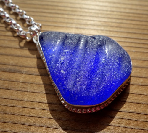 SCSG sea glass necklace